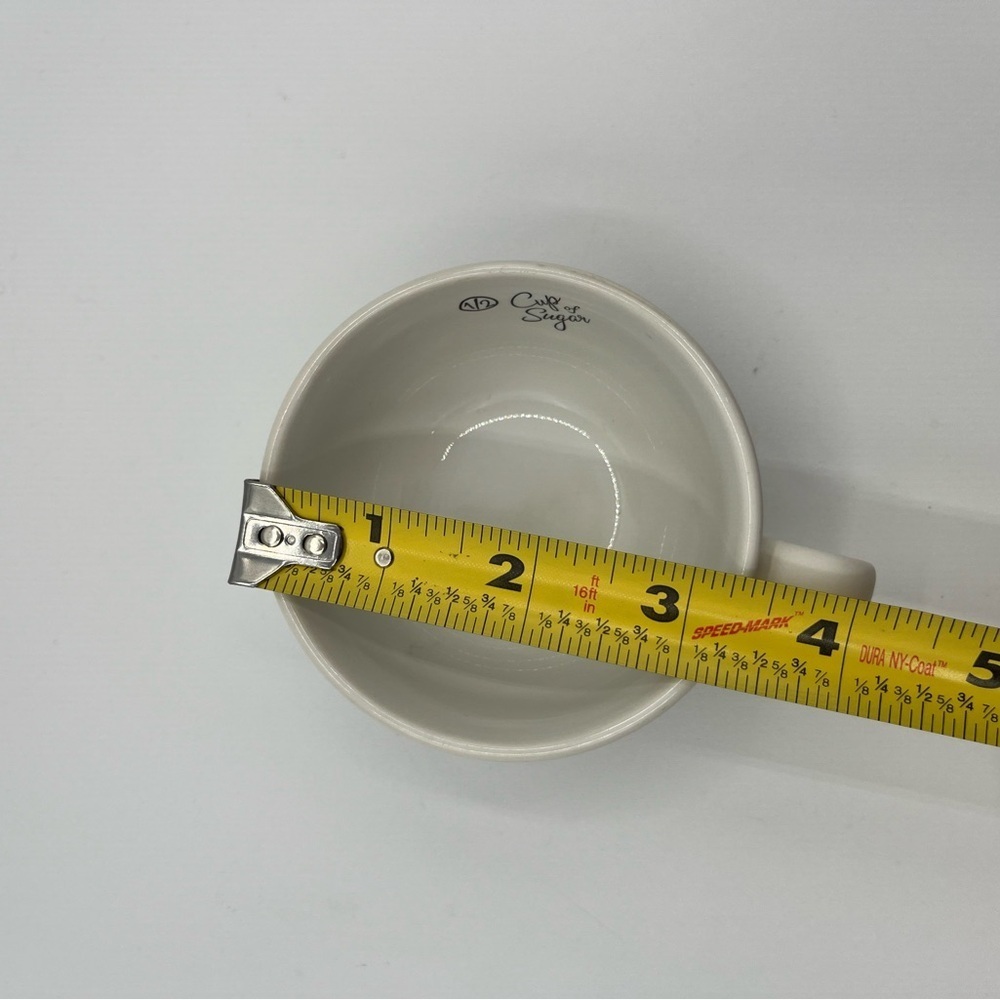 Disney Parks Mickey Gourmet Ceramic 1/2 Cup of Sugar Measuring Cup Ceramic Part - Picture 8 of 9